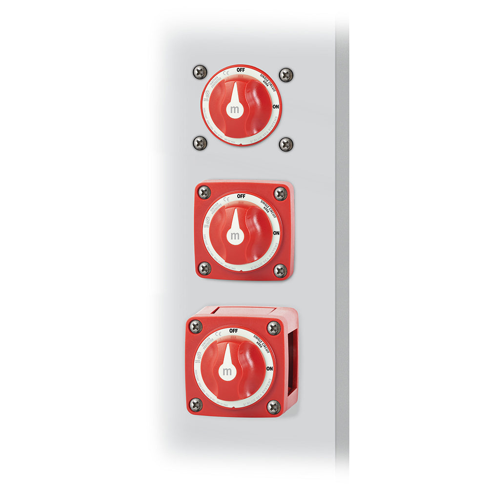 Blue Sea 6006 m-Series (Mini) Battery Switch Single Circuit ON/OFF Red [6006] - First Stop Marine