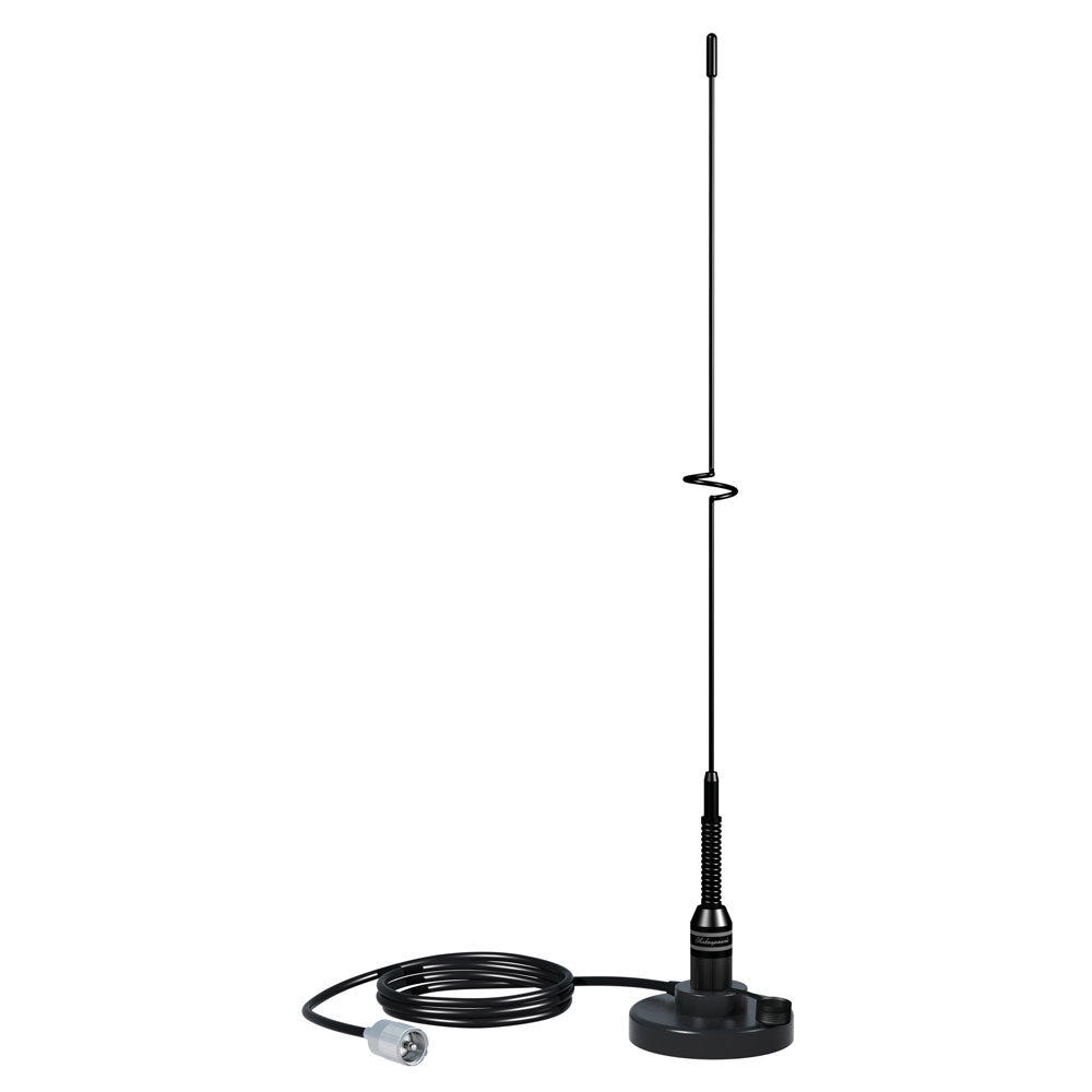 Shakespeare VHF 19" 5218 Black SS Whip Antenna - Magnetic Mount [5218] - First Stop Marine