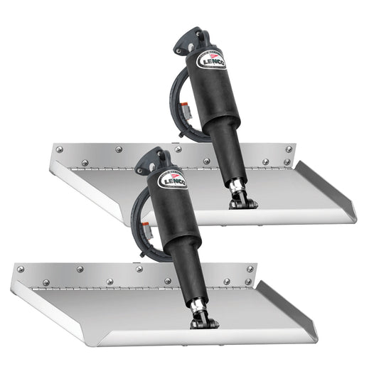 Lenco 12" x 9" Edgemount Trim Tab Kit w/LED Indicator Switch Kit 12V [TT12X9EI] - First Stop Marine