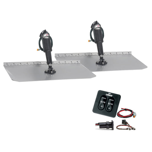 Lenco 12"x12" Standard Trim Tab Kit w/Standard Integrated Switch 12V [15105-102] - First Stop Marine