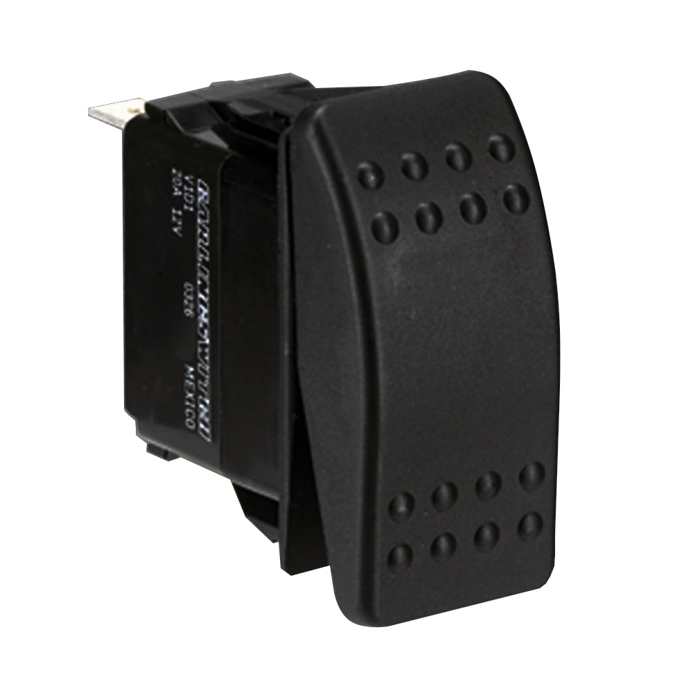 Paneltronics DPDT (ON)/OFF/(ON) Waterproof Contura Rocker Switch - Momentary Configuration [001-453] - First Stop Marine