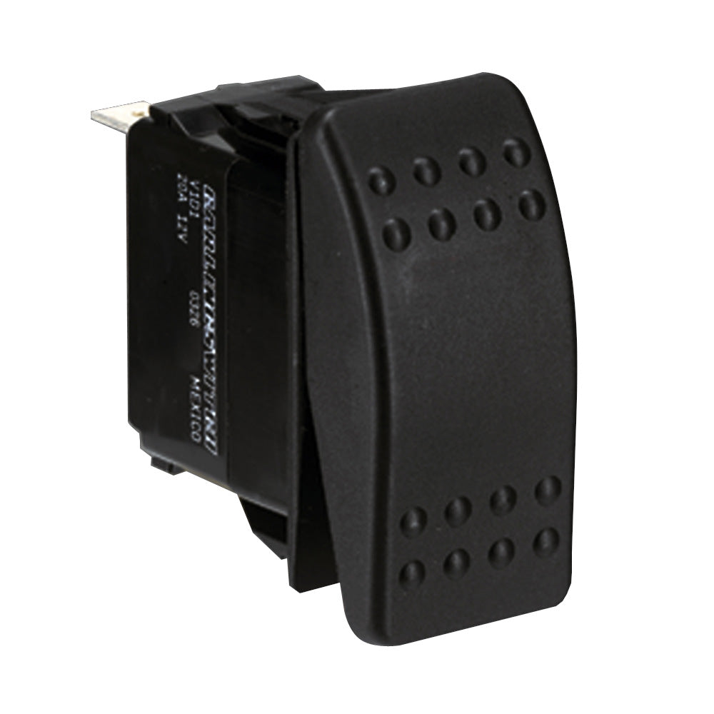 Paneltronics Switch SPST Black On/On Rocker [004-246] - First Stop Marine