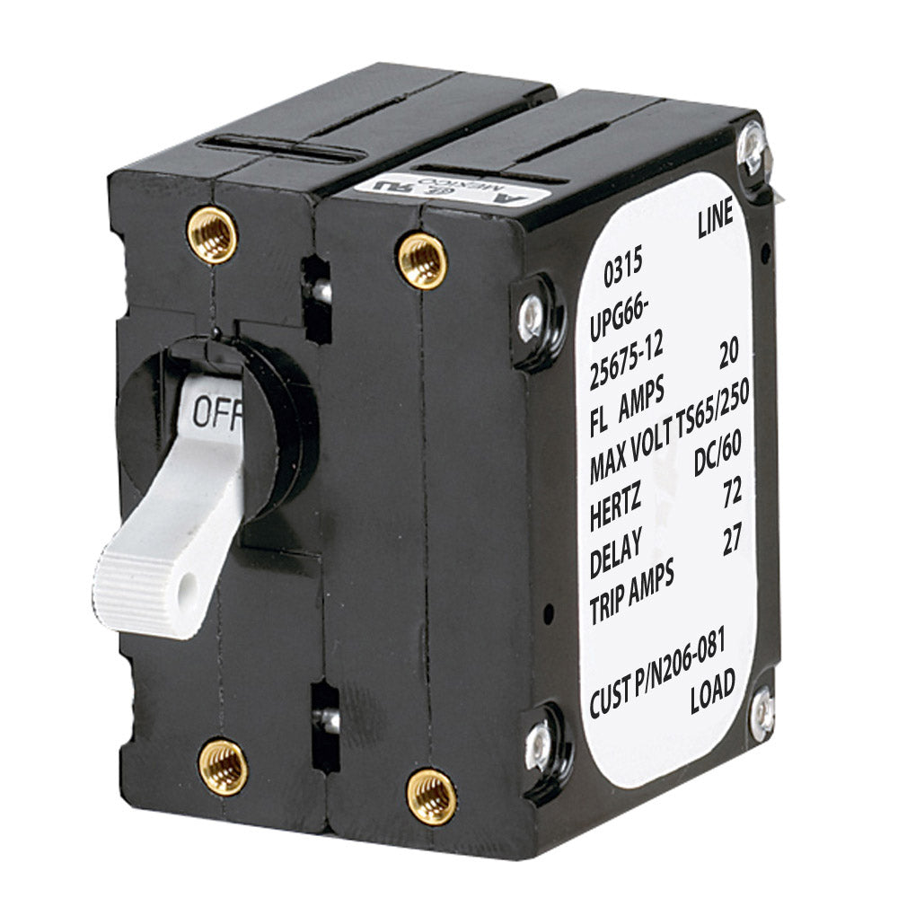 Paneltronics 'A' Frame Magnetic Circuit Breaker - 15 Amps - Double Pole [206-080S] - First Stop Marine