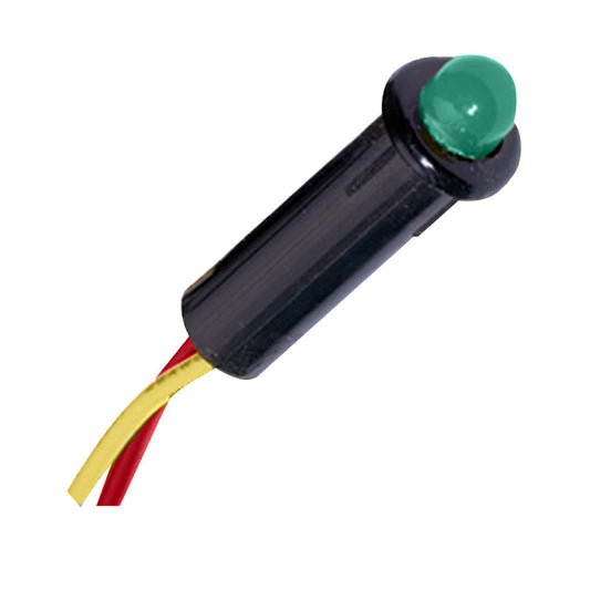 Paneltronics LED Indicator Light - Green - 12-14 VDC - 1/4" [048-004] - First Stop Marine