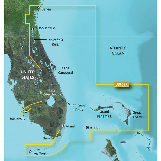 Garmin BlueChart g3 Vision HD - VUS009R - Jacksonville - Key West - microSD/SD [010-C0710-00] - First Stop Marine