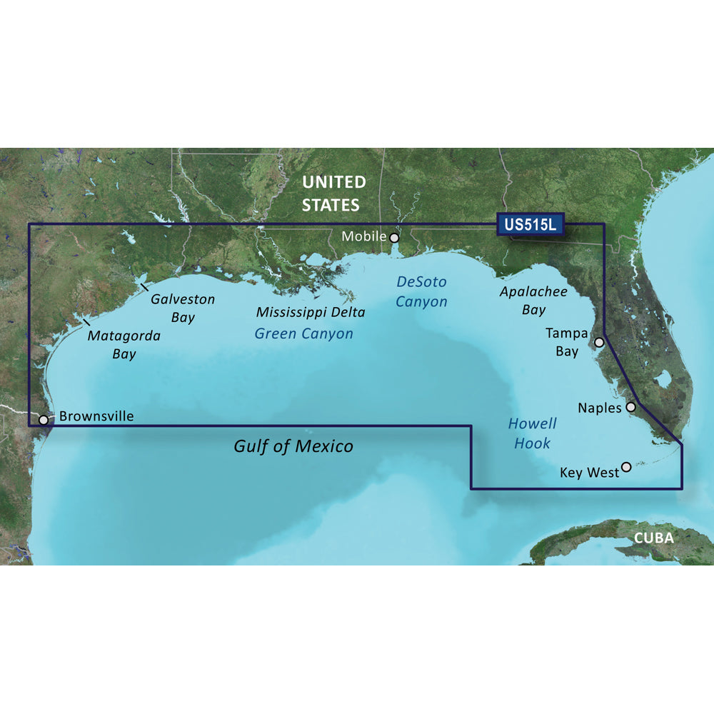 Garmin BlueChart g3 Vision HD - VUS515L - Brownsville - Key Largo - microSD/SD [010-C0744-00] - First Stop Marine