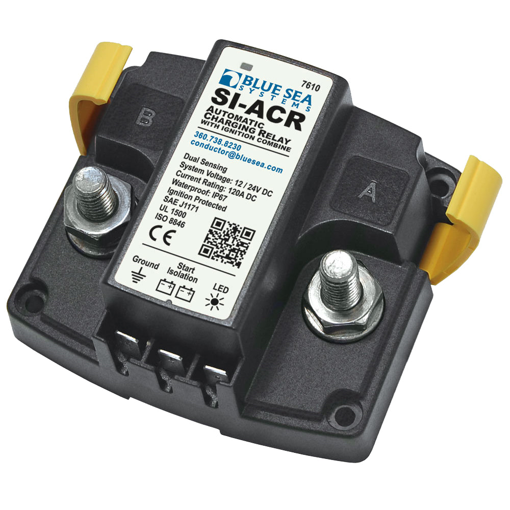 Blue Sea 7610 120 Amp SI-Series Automatic Charging Relay [7610] - First Stop Marine