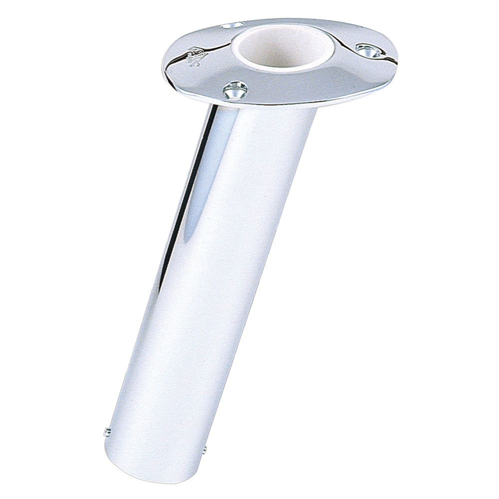 Lee's 15 Degree Stainless Steel Flush Mount Rod Holder - 2" O.D. [RH529HS] - First Stop Marine