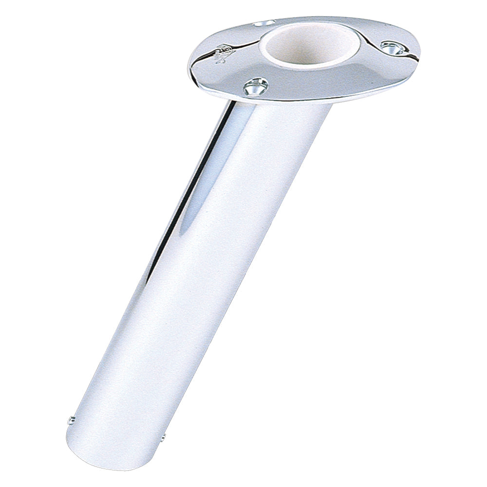 Lee's 30 Degree Stainless Steel Flush Mount Rod Holder - 2.25" O.D. [RH530SS] - First Stop Marine