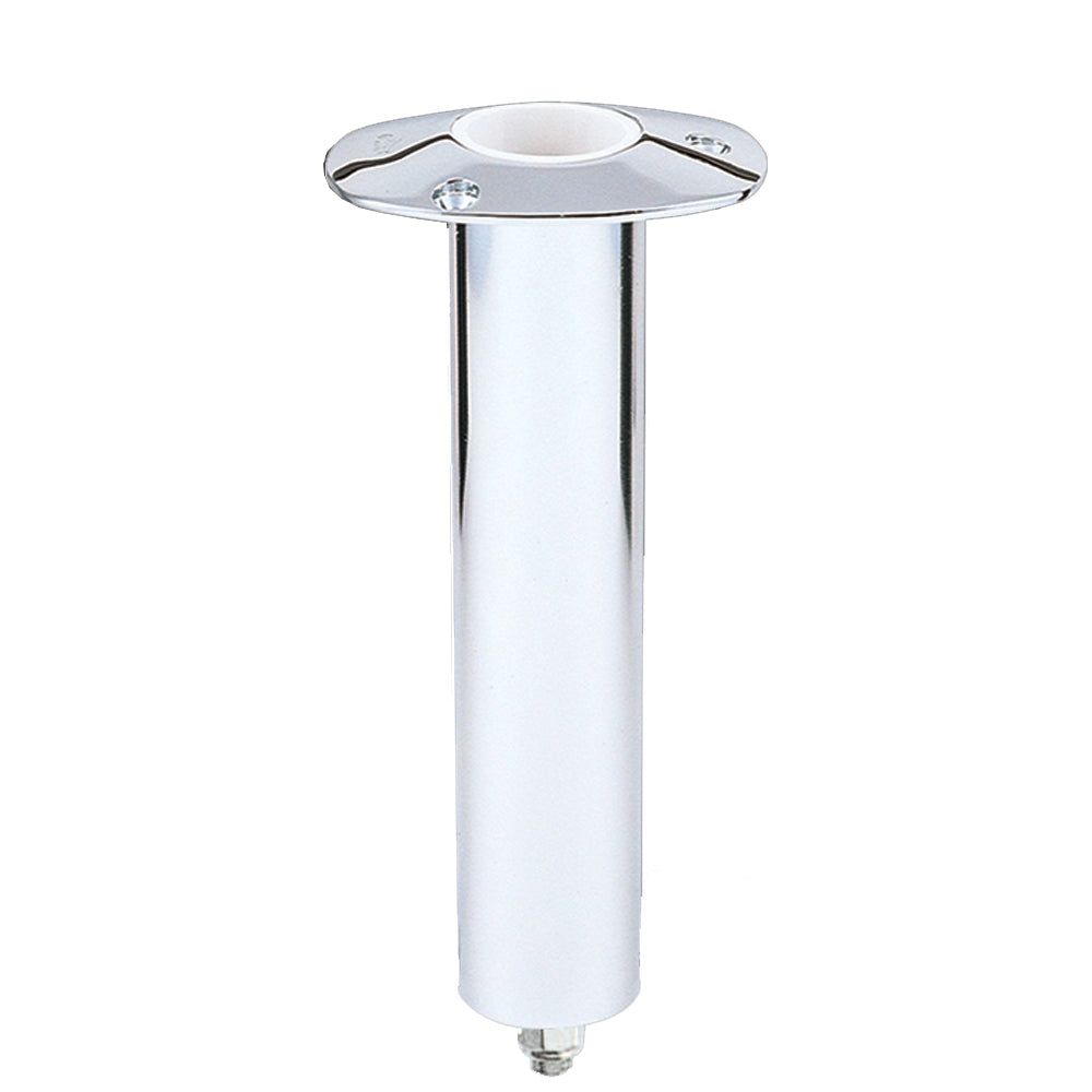 Lee's 0 Degree Stainless Steel Swivel Base Flush Mount Rod Holder 2.25" OD X 10.5" Tube [RH577V] - First Stop Marine