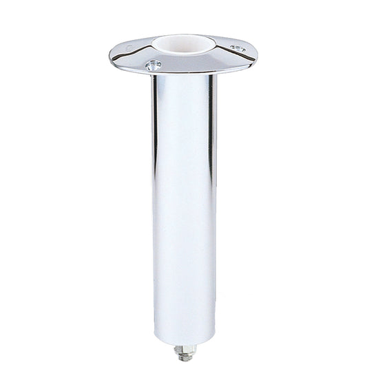 Lee's 0 Degree Stainless Steel Swivel Base Flush Mount Rod Holder 2.25" OD X 10.5" Tube [RH577V] - First Stop Marine