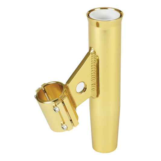 Lee's Clamp-On Rod Holder - Gold Aluminum - Vertical Mount - Fits 1.660" O.D. Pipe [RA5003GL] - First Stop Marine