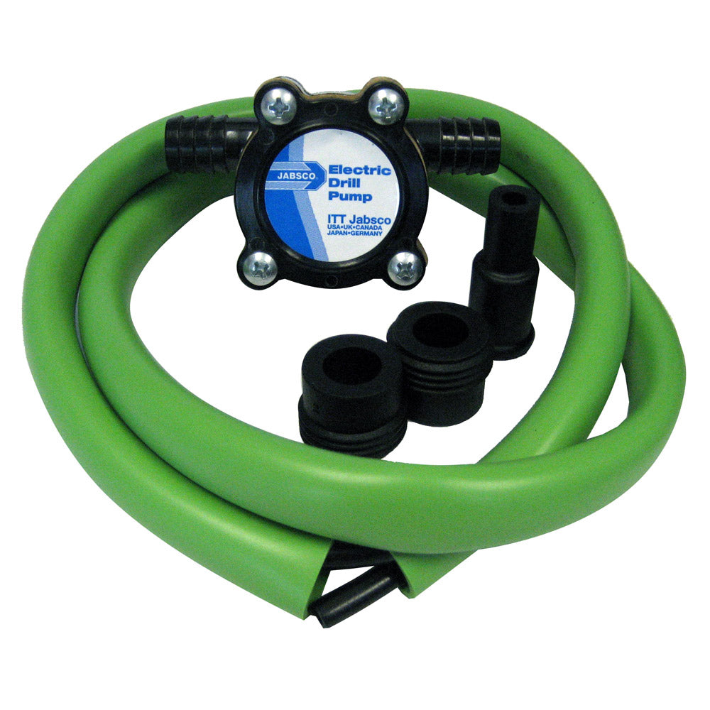 Jabsco Drill Pump Kit w/Hose [17215-0000] - First Stop Marine