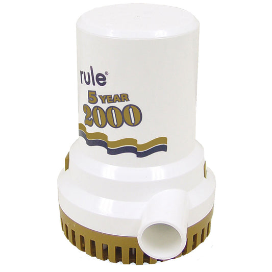 Rule 2000 G.P.H. "Gold Series" Bilge Pump [09] - First Stop Marine