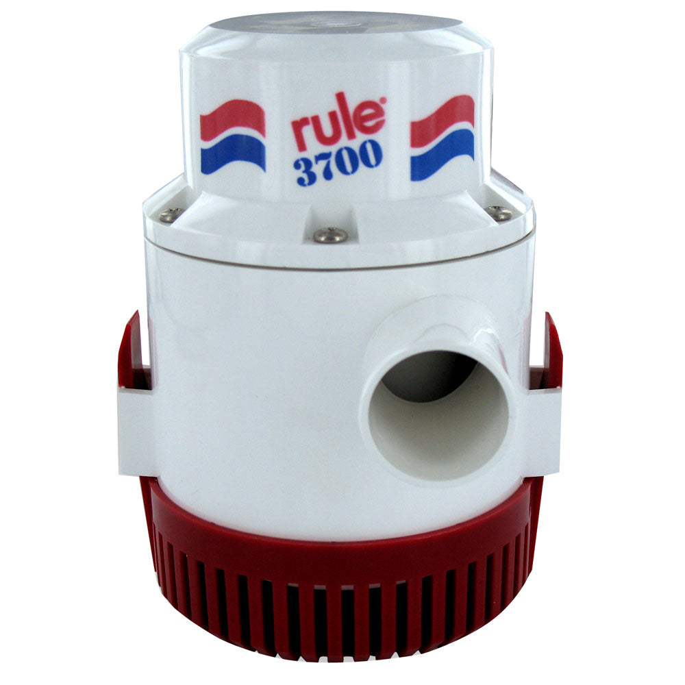 Rule 3700 G.P.H. Bilge Pump Non Automatic 12V [14A] - First Stop Marine