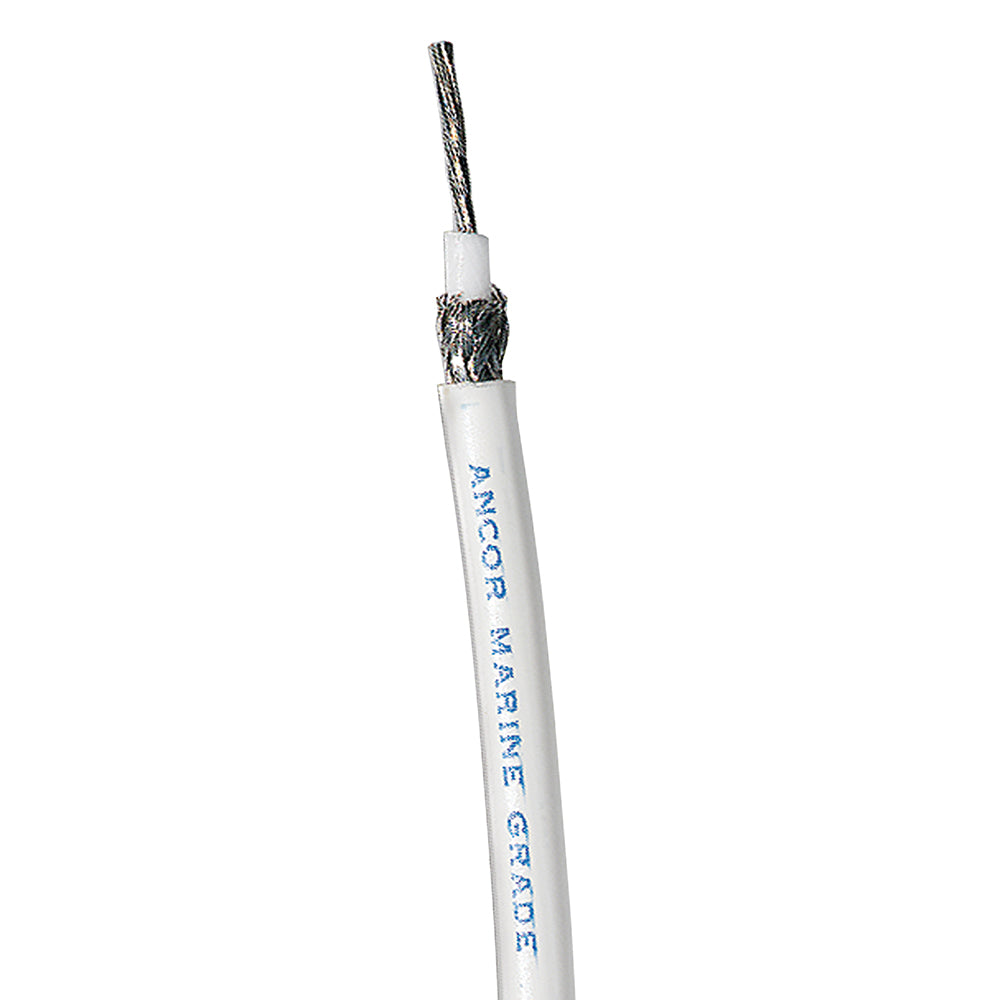 Ancor RG 8X White Tinned Coaxial Cable - 100 [151510] - First Stop Marine