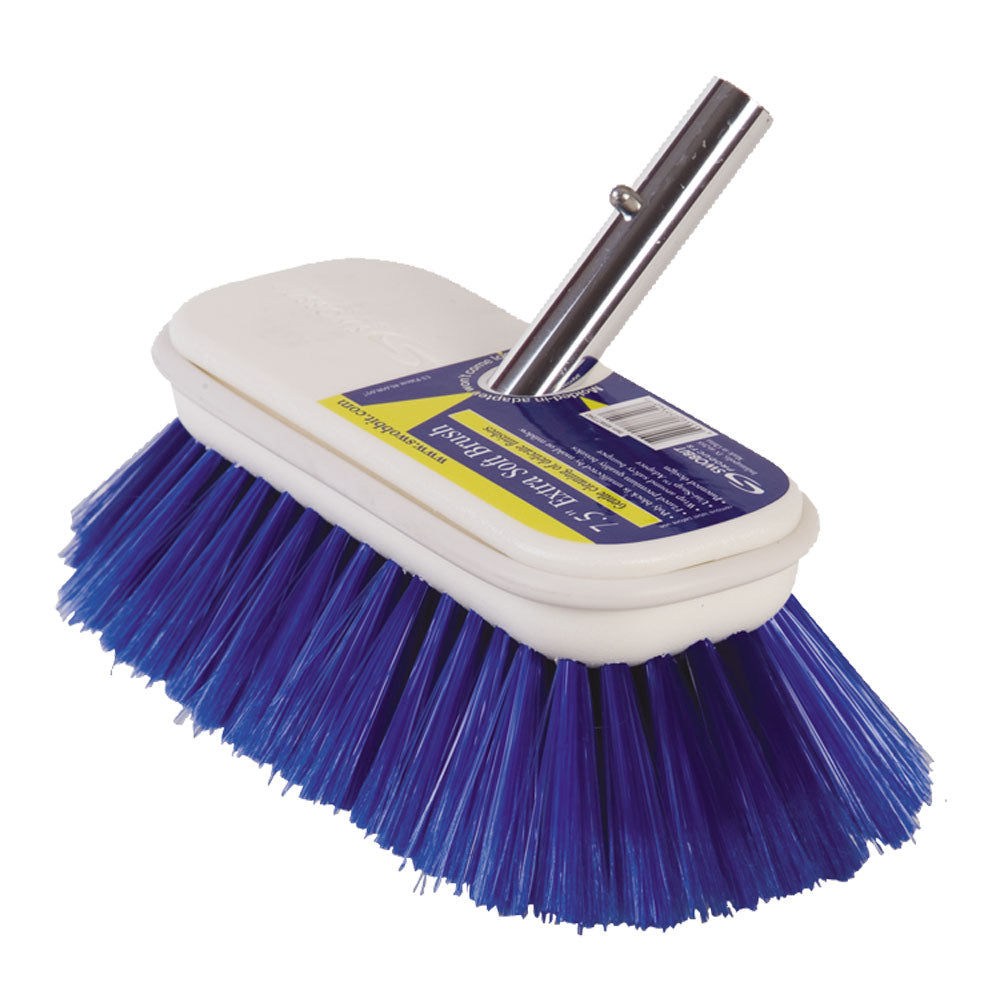 Swobbit 7.5" Extra Soft Brush - Blue [SW77340] - First Stop Marine