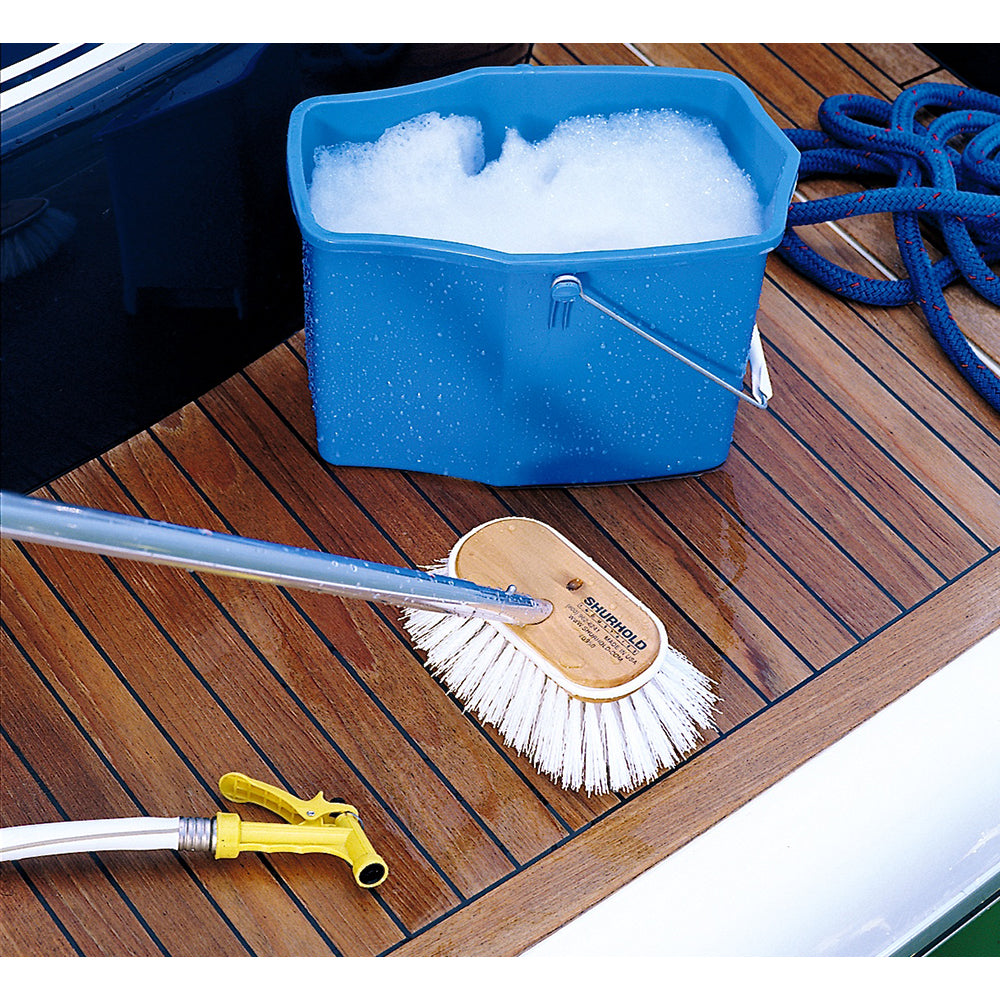 Shurhold 6" Polypropylene Stiff Bristle Deck Brush [950] - First Stop Marine