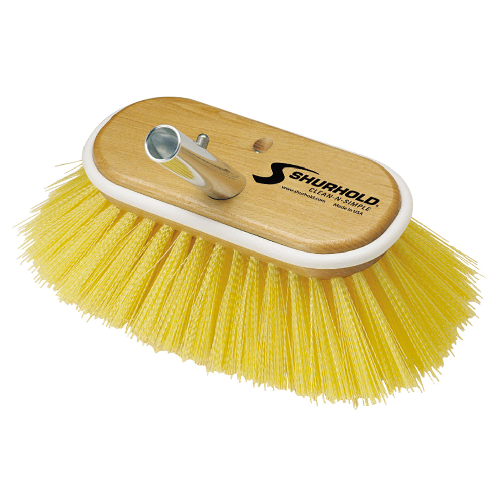 Shurhold 6" Polystyrene Medium Bristle Deck Brush [955] - First Stop Marine