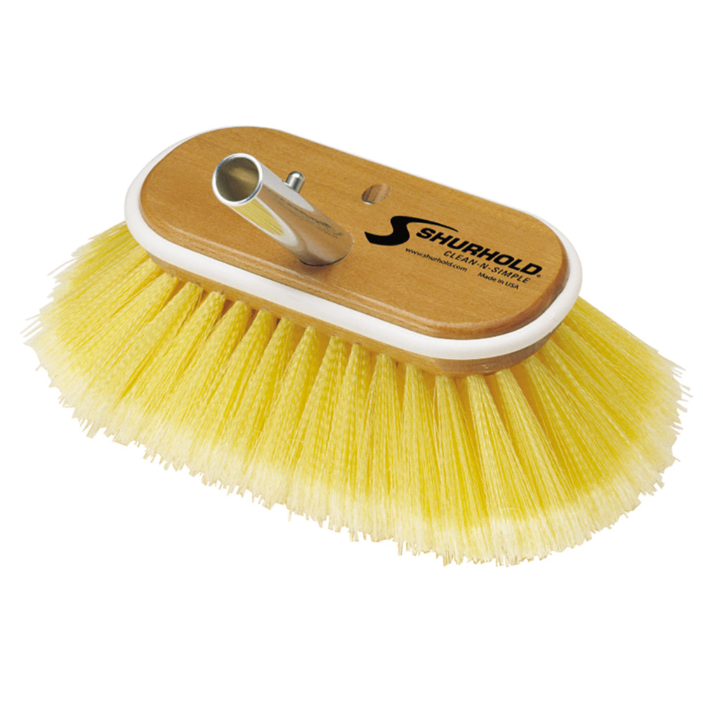 Shurhold 6" Polystyrene Soft Bristles Deck Brush [960] - First Stop Marine