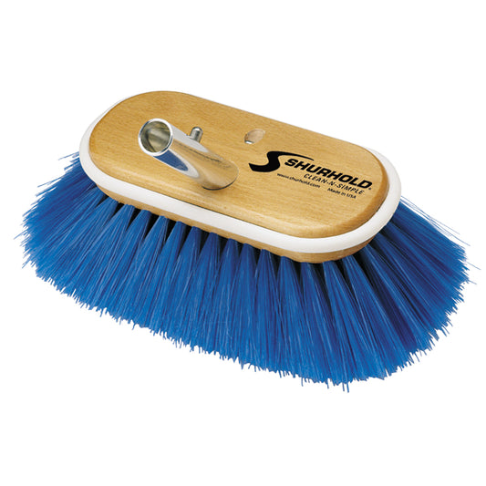 Shurhold 6" Nylon Extra Soft Bristles Deck Brush [970] - First Stop Marine