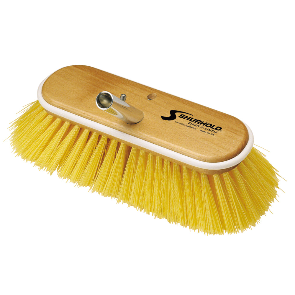 Shurhold 10" Polystyrene Medium Bristle Deck Brush [985] - First Stop Marine