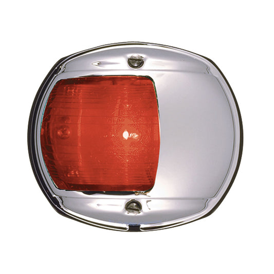 Perko LED Side Light - Red - 12V - Chrome Plated Housing [0170MP0DP3] - First Stop Marine