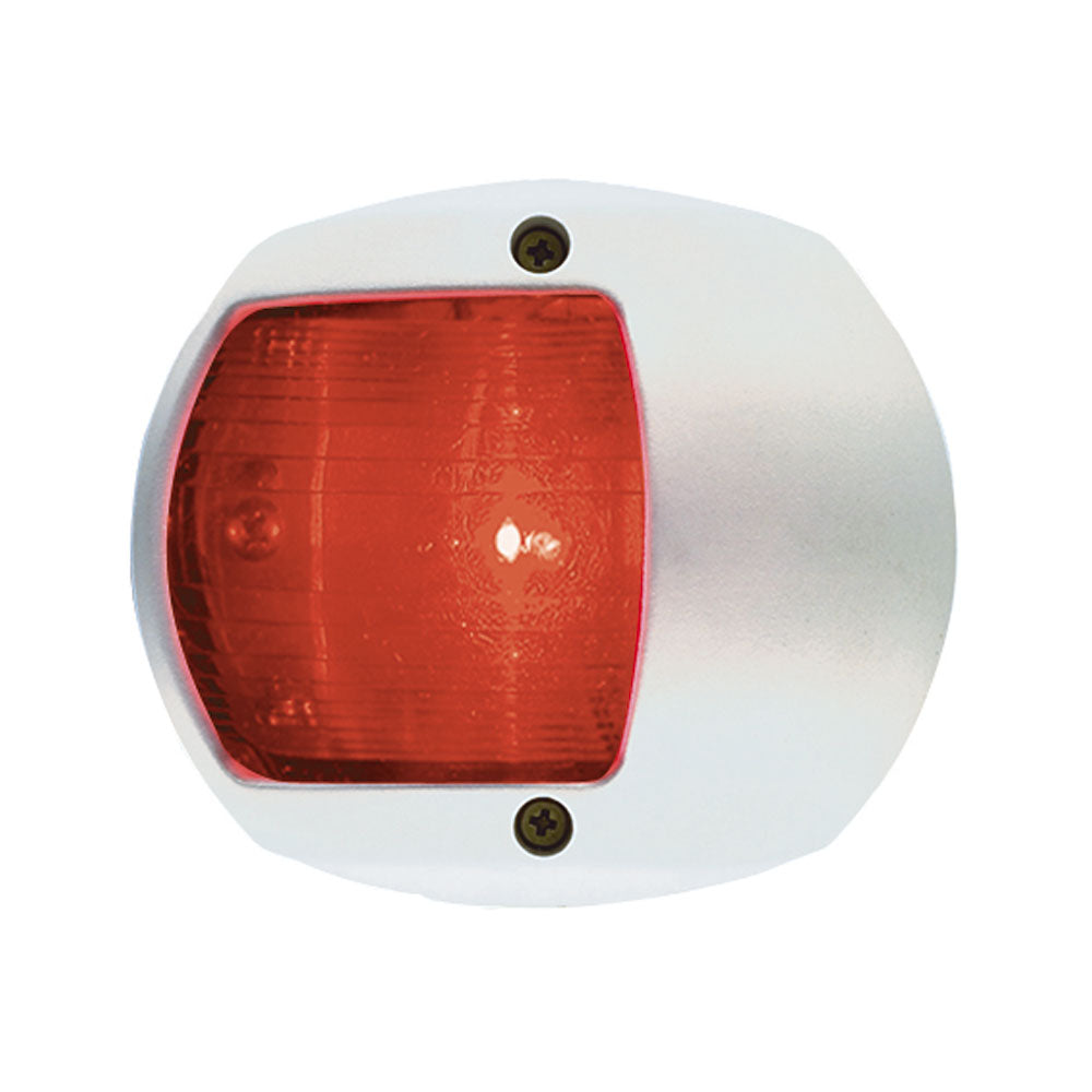 Perko LED Side Light - Red - 12V - White Plastic Housing [0170WP0DP3] - First Stop Marine