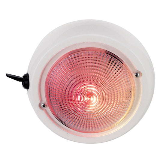 Perko Dome Light w/Red & White Bulbs [1263DP1WHT] - First Stop Marine