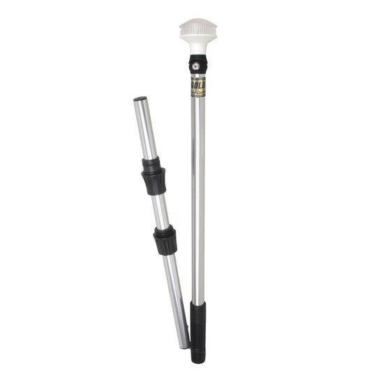 Perko Omega Series Universal LED Pole Light - 48" w/Fold In Half Pole [1348DP6CHR] - First Stop Marine