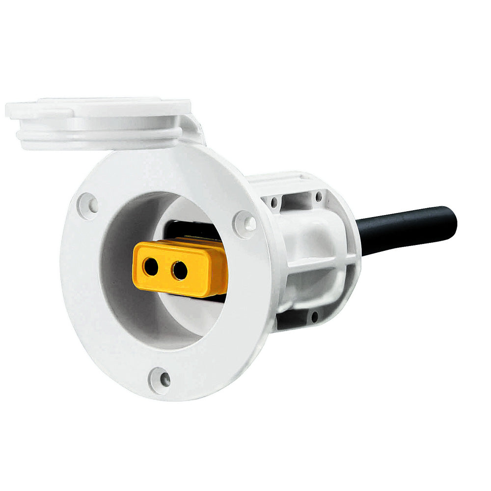 Cannon Flush Mount Power Port - White [1903013] - First Stop Marine