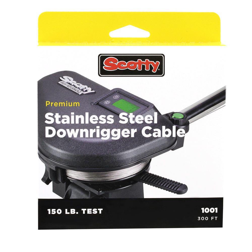 Scotty 300ft Premium Stainless Steel Replacement Cable [1001K] - First Stop Marine