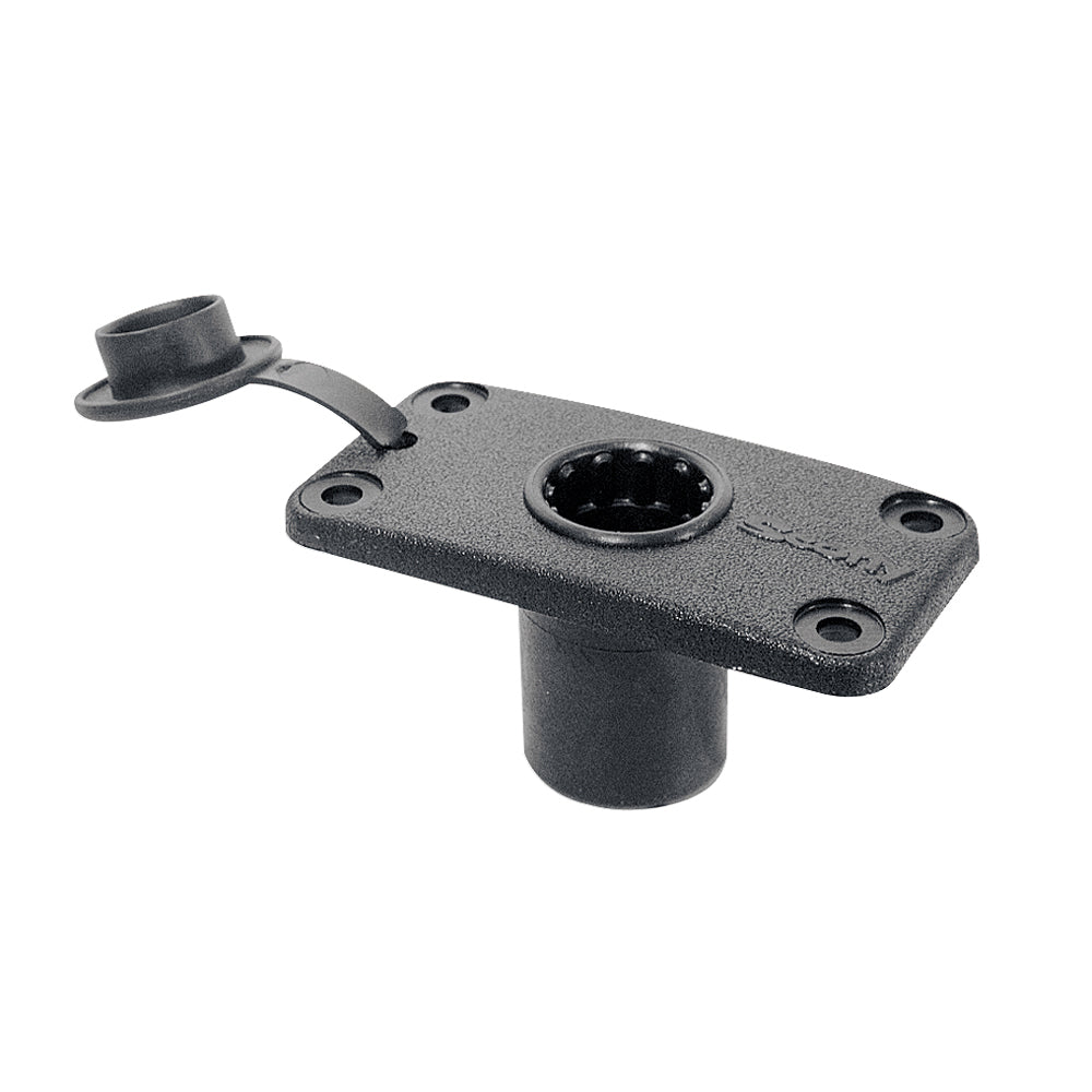 Scotty 244 Flush Deck Mount w/Rain Cap [244-BK] - First Stop Marine