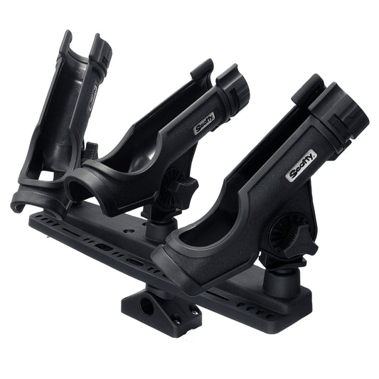 Scotty Triple Rod Holder w/3 230 Power Lock Rod Holders [256] - First Stop Marine