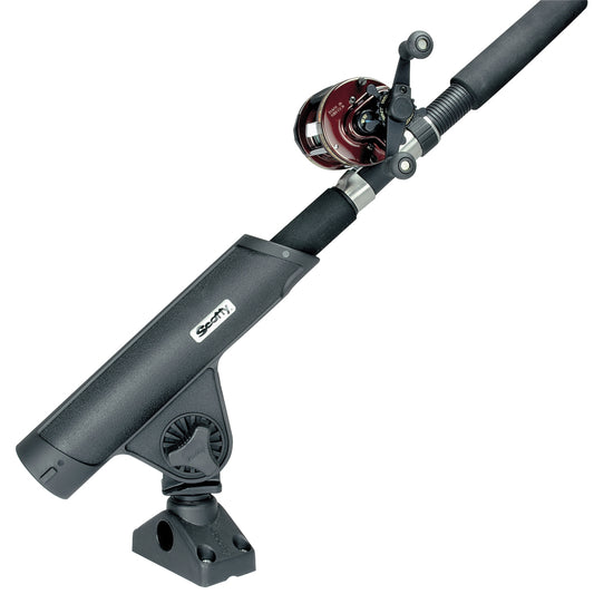 Scotty Rodmaster II Rod Holder w/241 Deck/Side Mount - Black [350] - First Stop Marine