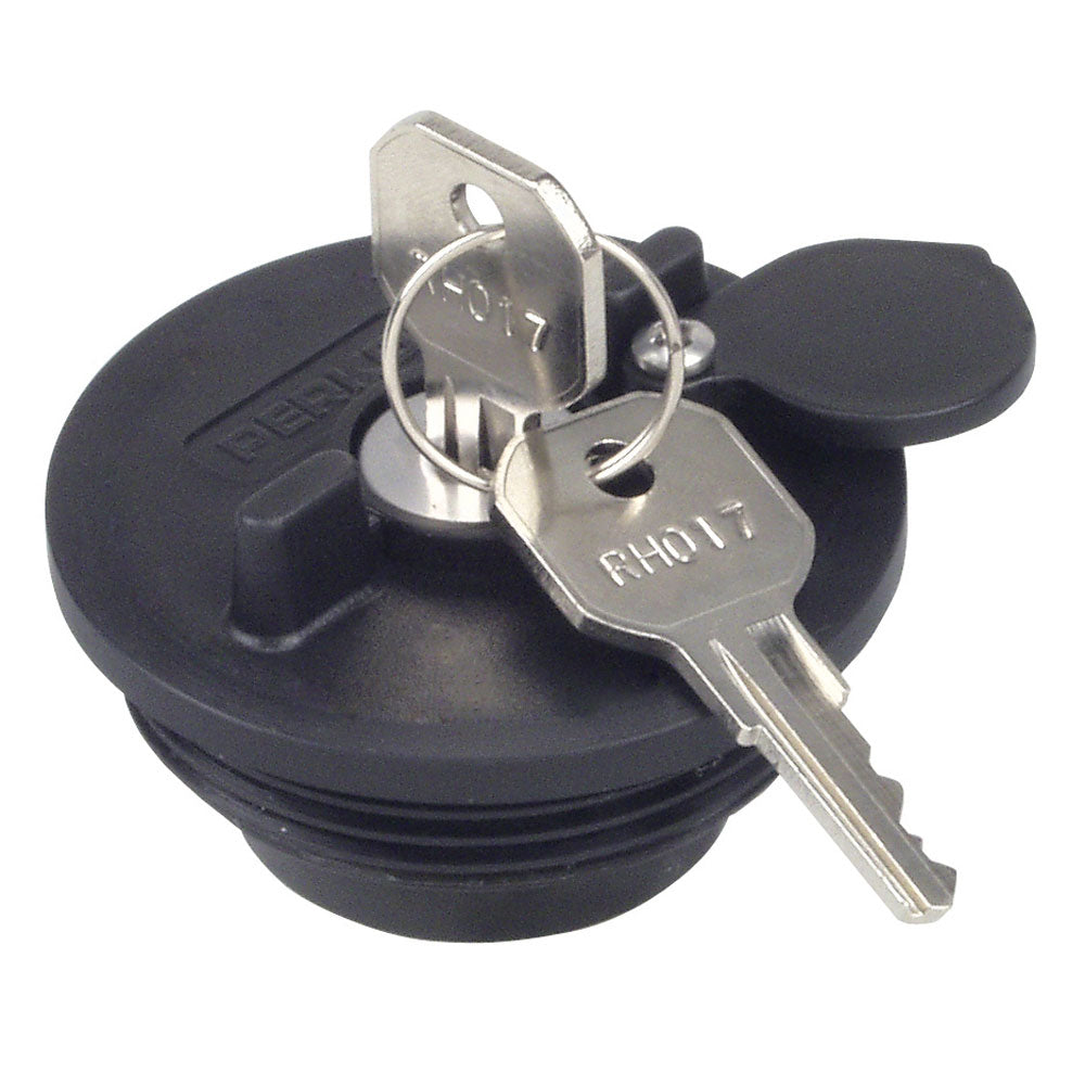 Perko Fuel System Locking Cap f/ 1-1/2" Non-Vented Fills [1324DP0BLK] - First Stop Marine