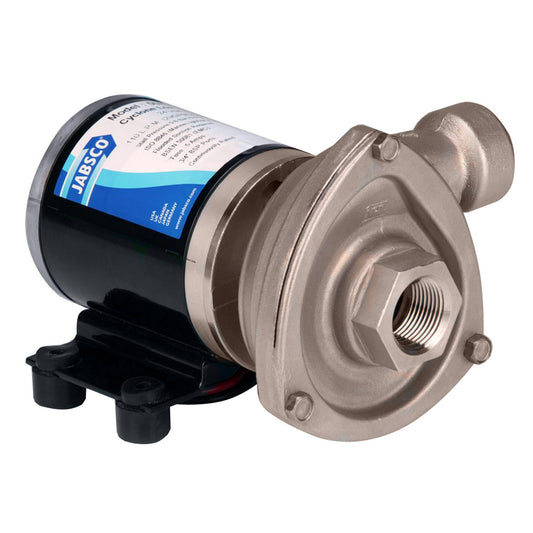 Jabsco Low Pressure Cyclon Centrifugal Pump - 12V [50840-0012] - First Stop Marine