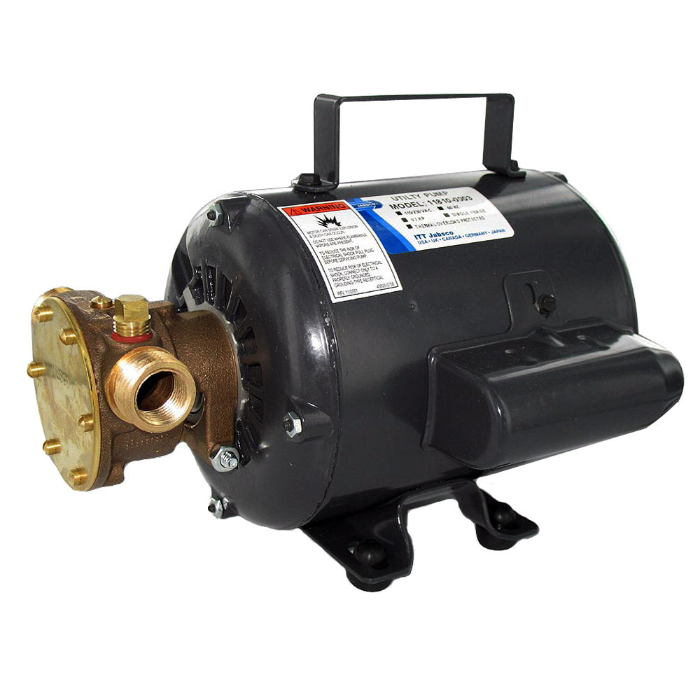 Jabsco Bronze AC Motor Pump Unit - 115v [11810-0003] - First Stop Marine