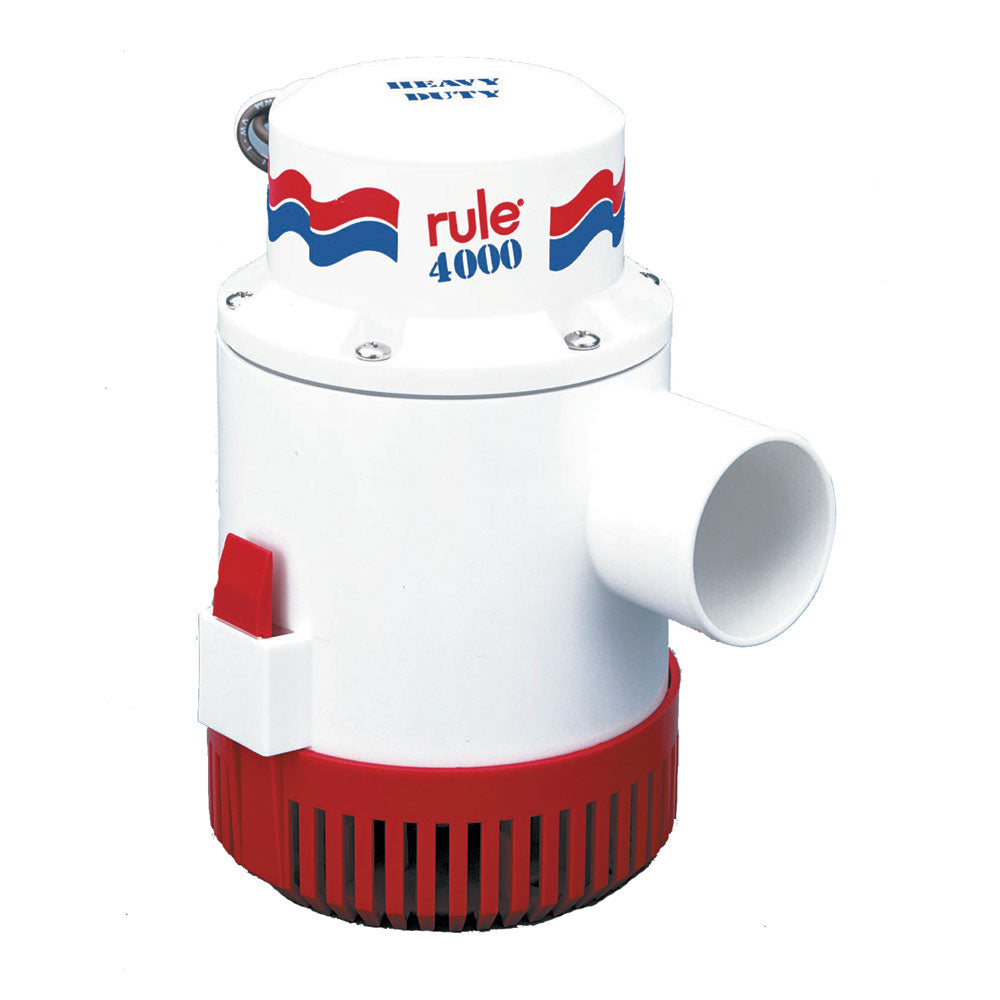 Rule 4000 Non-Automatic Bilge Pump - 12V [56D] - First Stop Marine