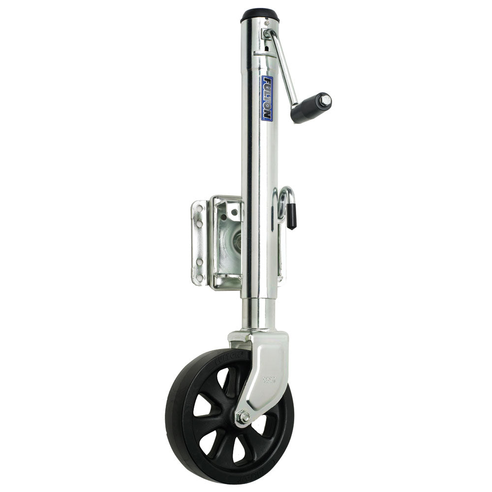 Fulton Single Wheel 1,500 lbs. Bolt-Thru Swivel Jack [XP15 0101] - First Stop Marine