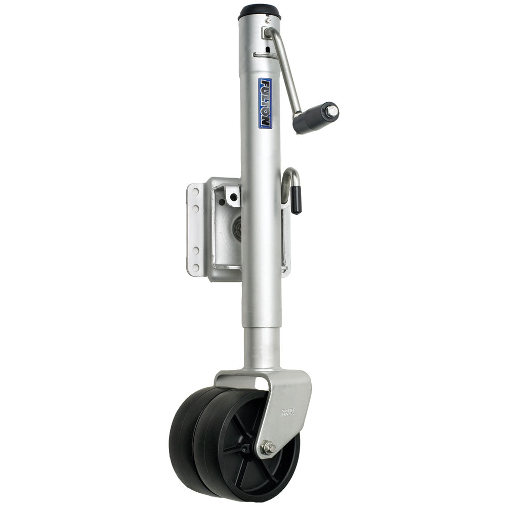 Fulton Dual Wheel 1,500 lbs. Bolt-Thru Swivel Jack [XPD15L0101] - First Stop Marine