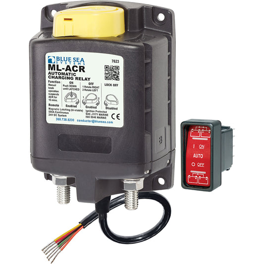 Blue Sea 7623 ML-Series Heavy Duty Automatic Charging Relay - 24V [7623] - First Stop Marine