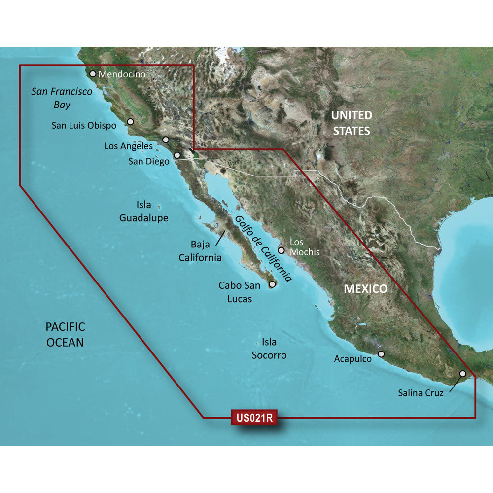 Garmin BlueChart g3 HD - HXUS021R - California - Mexico - microSD/SD [010-C0722-20] - First Stop Marine