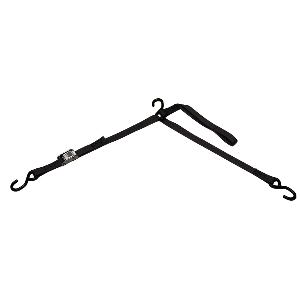 BoatBuckle P.W.C. Tri-Down w/Cam Buckle & Soft Hook - 1" x 6' [F10972BK] - First Stop Marine