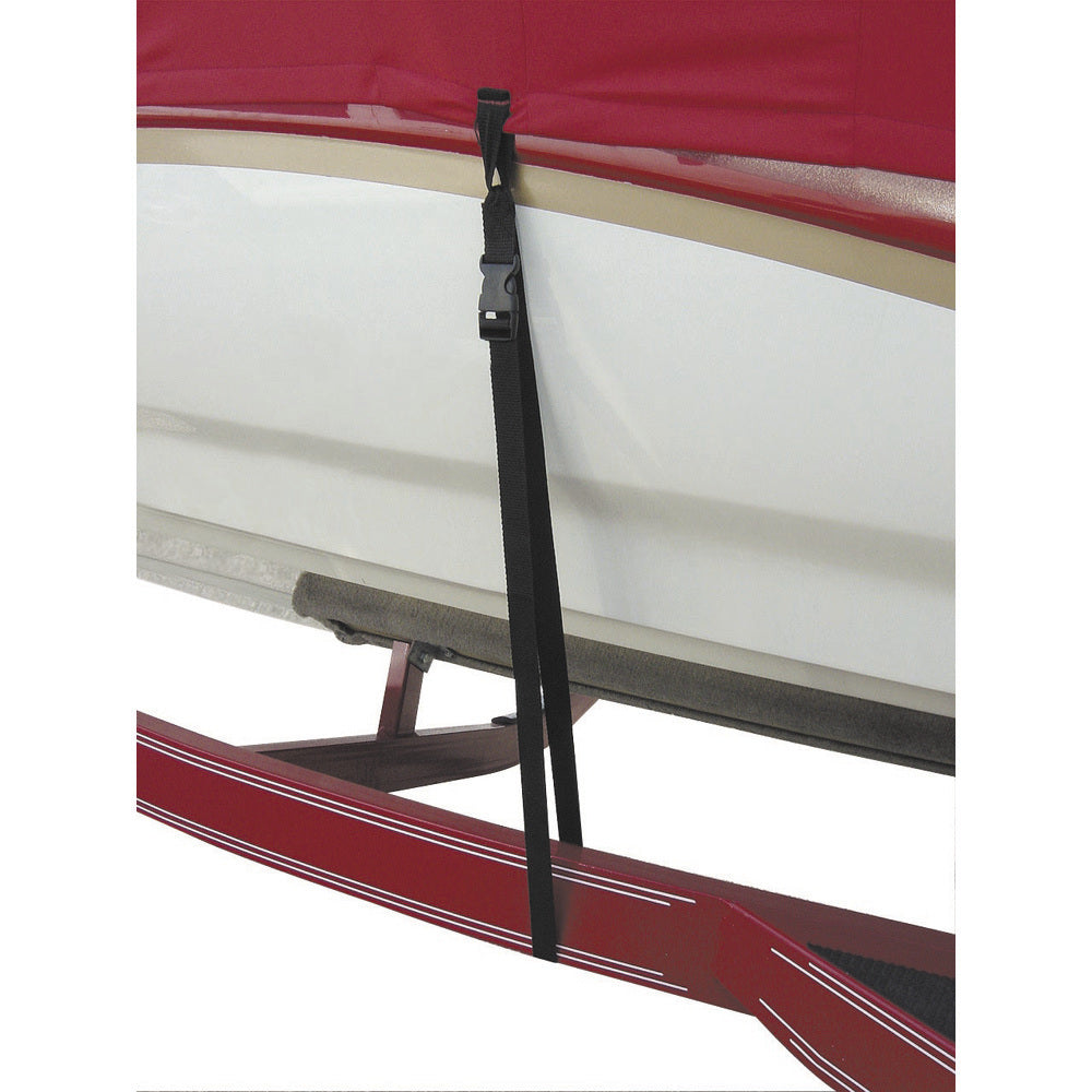 BoatBuckle Snap-Lock Boat Cover Tie-Downs - 1" x 4' - 6-Pack [F14264] - First Stop Marine