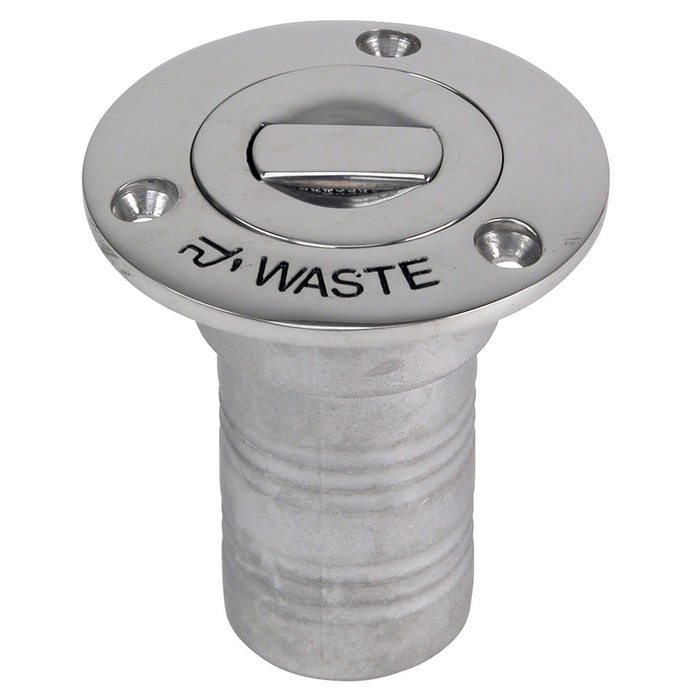 Whitecap Bluewater Push Up Deck Fill - 1-1/2" Hose - Waste [6996CBLUE] - First Stop Marine