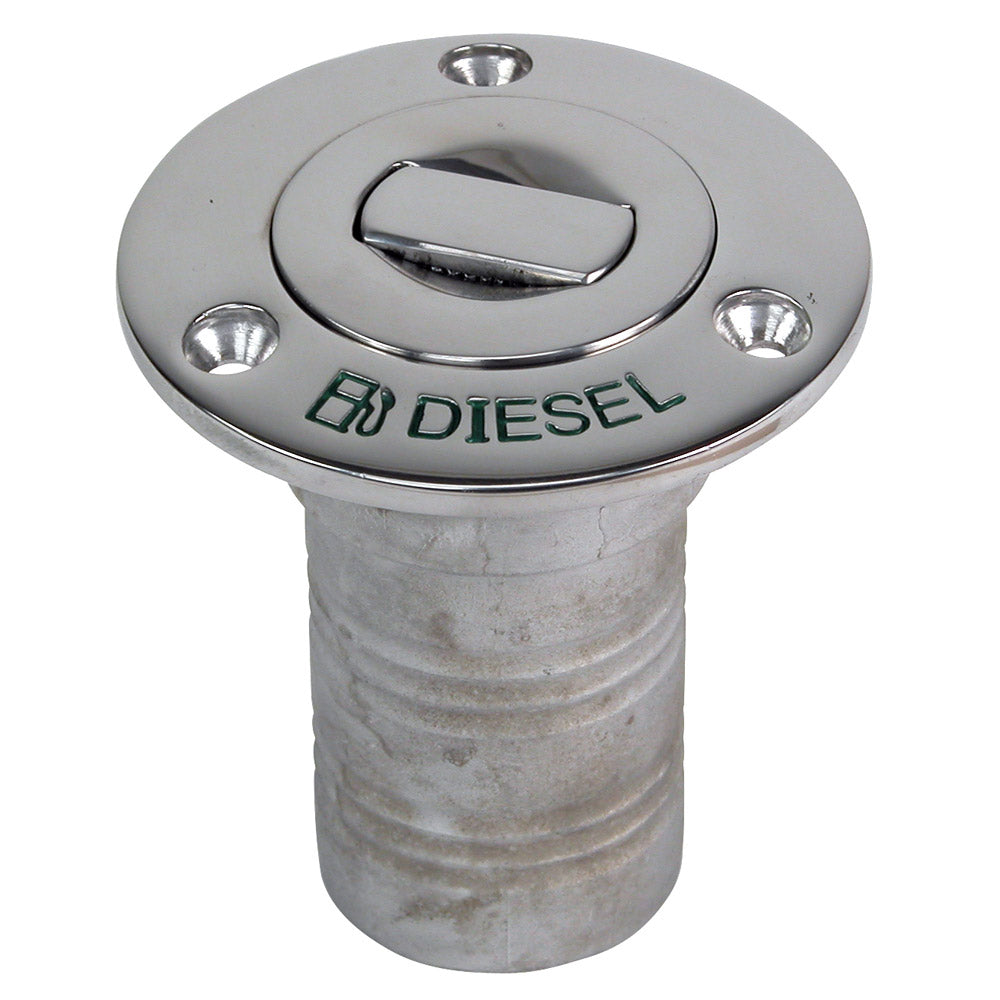 Whitecap Bluewater Push Up Deck Fill - 2" Hose - Diesel [6895CBLUE] - First Stop Marine