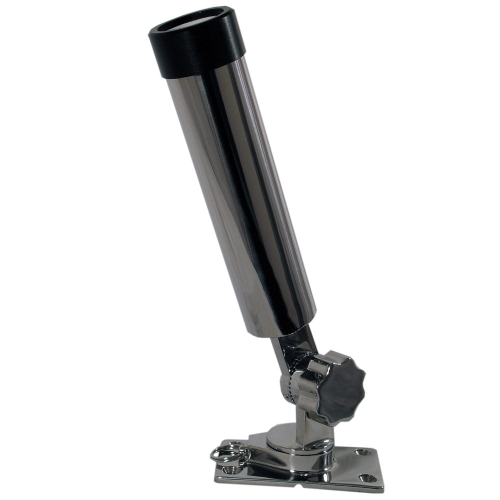 Whitecap Bluewater SS 360/180 Deg. Removable Rod Holder [S-7007CBLUE] - First Stop Marine