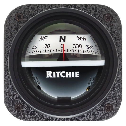 Ritchie V-527 Kayak Compass - Bulkhead Mount - White Dial [V-527] - First Stop Marine