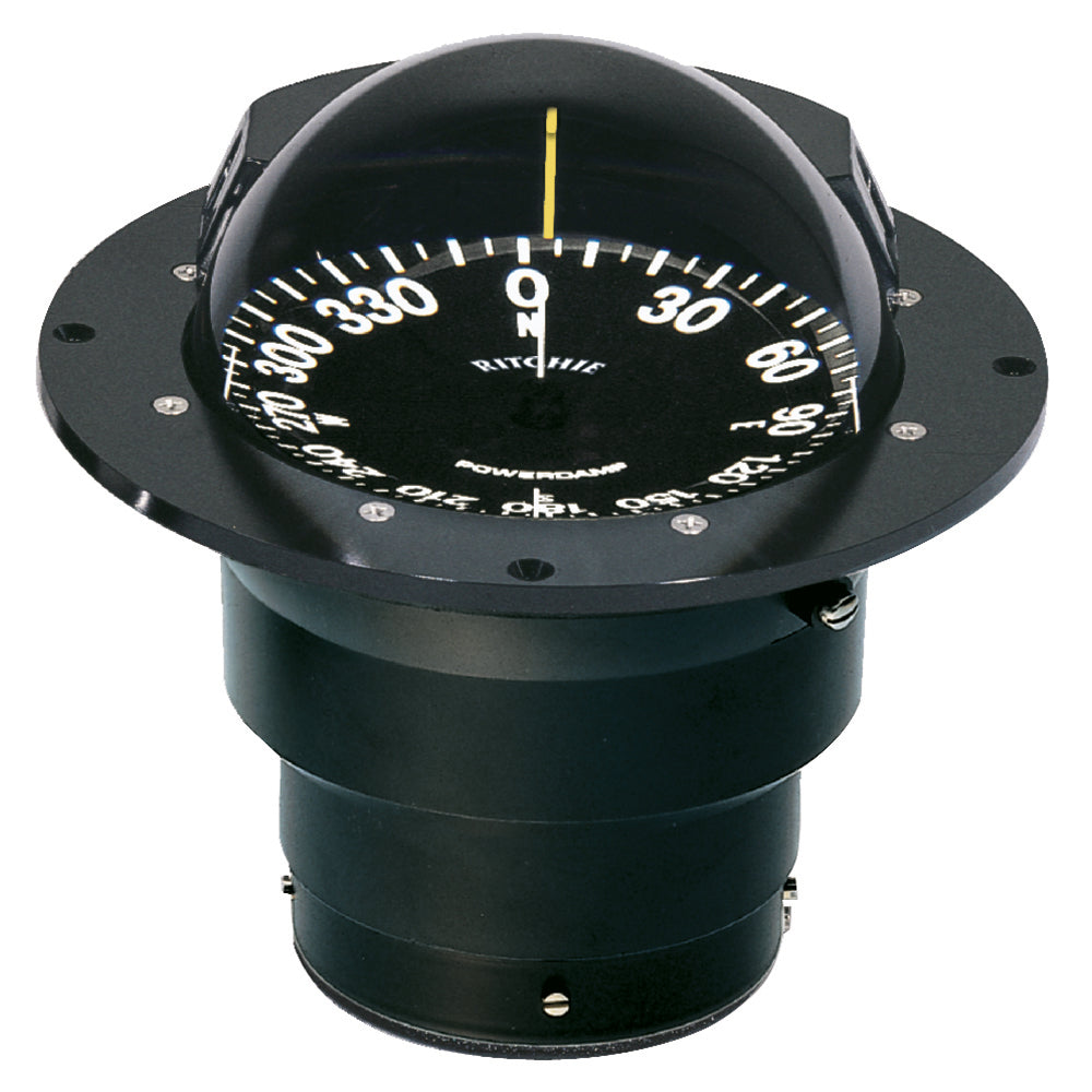 Ritchie FB-500 Globemaster Compass - Flush Mount - Black - 12V - 5 Degree Card [FB-500] - First Stop Marine